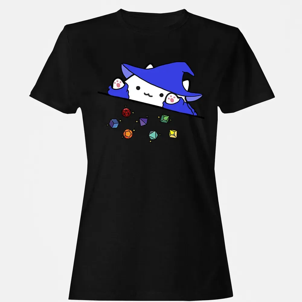 Cat Throws Dices Women's T-shirt - 16
