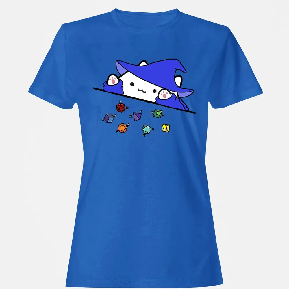 Cat Throws Dices Women's T-shirt - 14