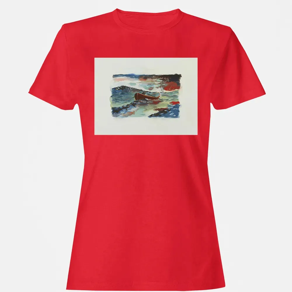 Rowboat Painting Women's T-shirt - 13