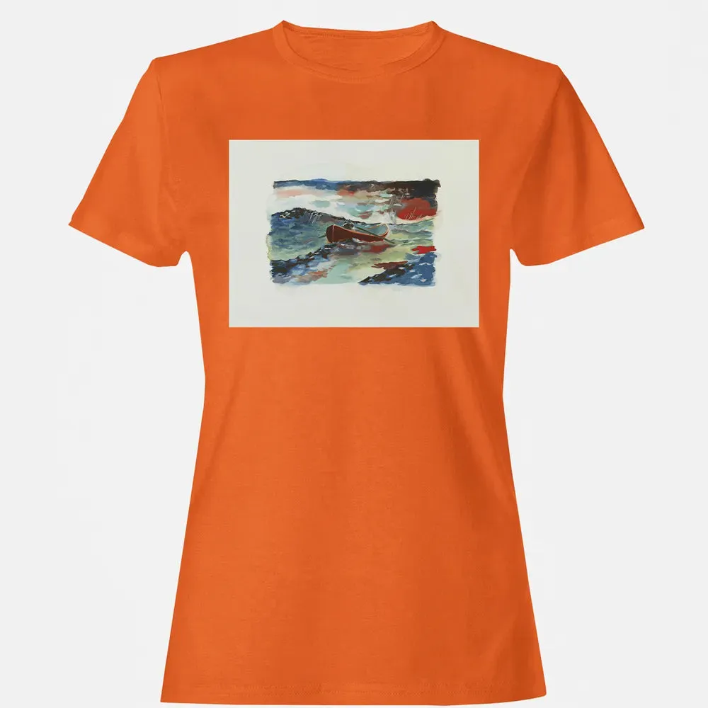 Rowboat Painting Women's T-shirt - 11