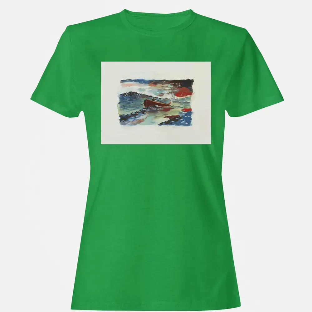 Rowboat Painting Women's T-shirt - 7