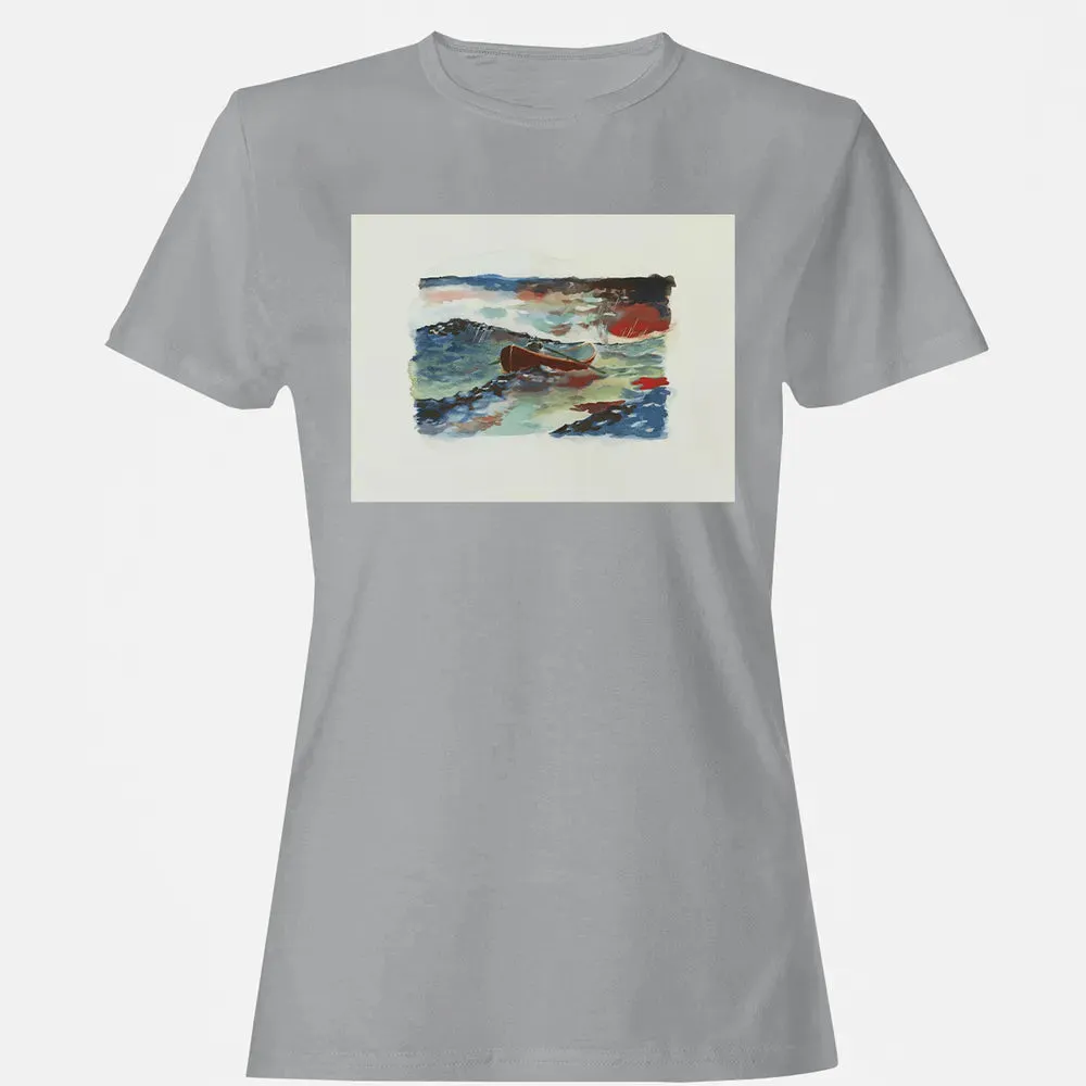 Rowboat Painting Women's T-shirt - 15