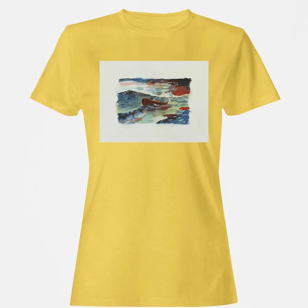 Rowboat Painting Women's T-shirt - 4