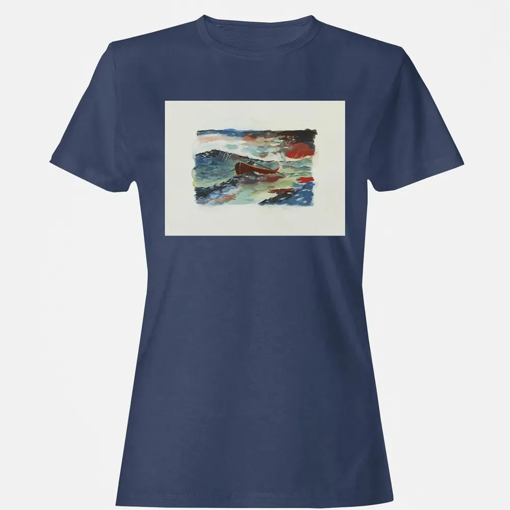 Rowboat Painting Women's T-shirt - 10