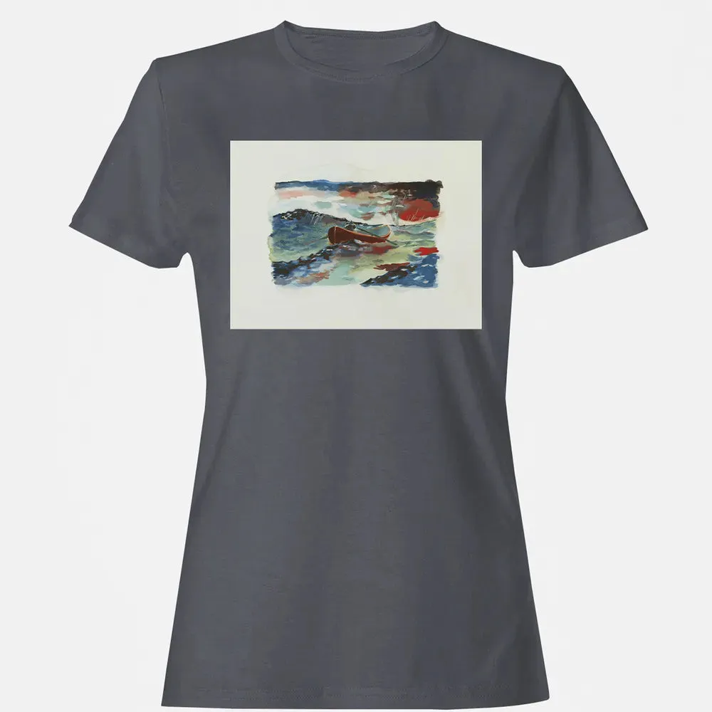 Rowboat Painting Women's T-shirt - 5