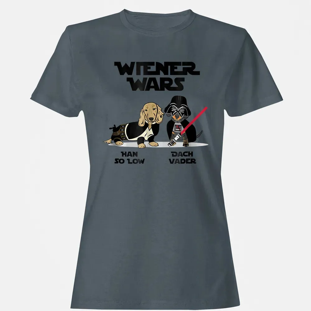 Wiener Wars Funny Dachshund Women's T-shirt - 3
