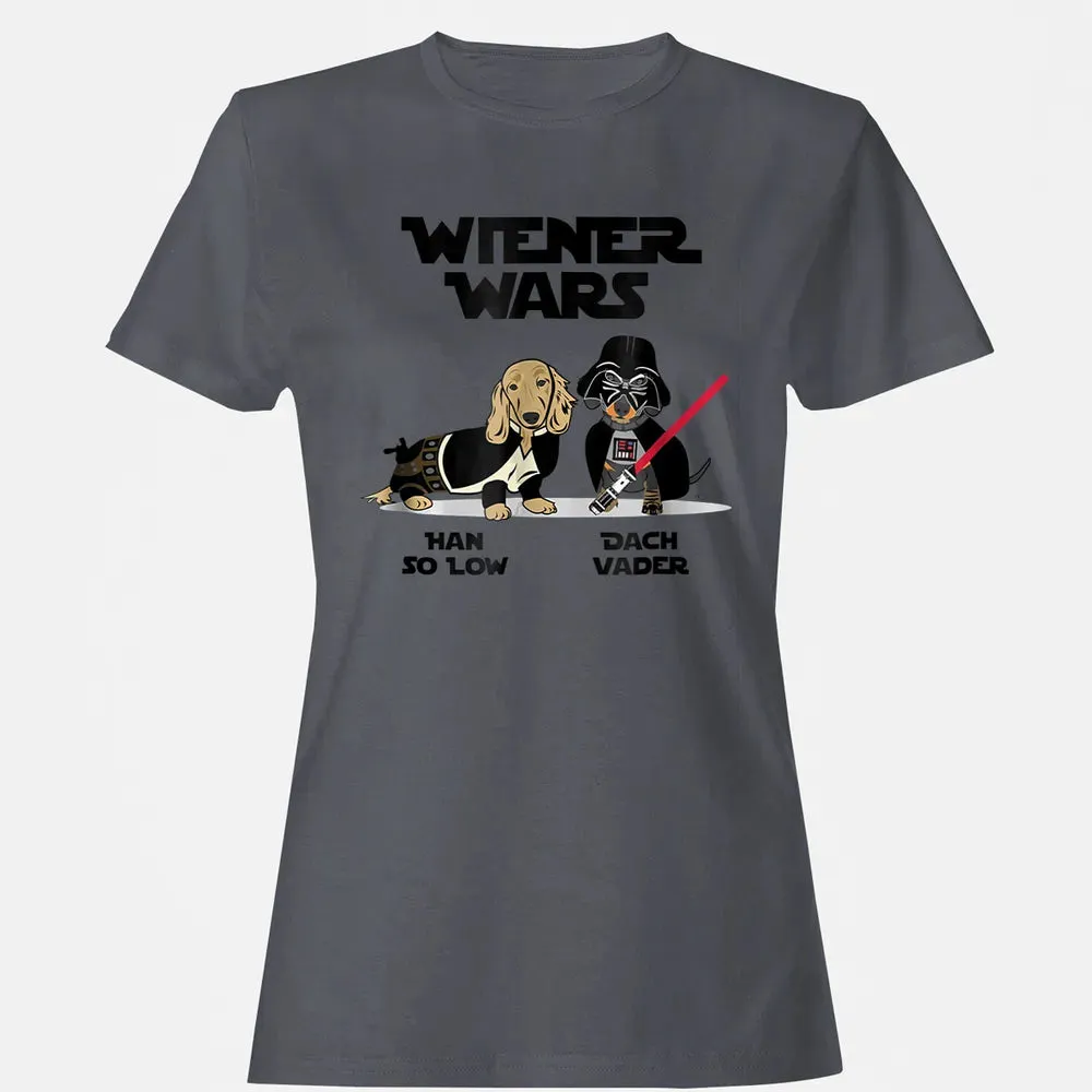 Wiener Wars Funny Dachshund Women's T-shirt - 5