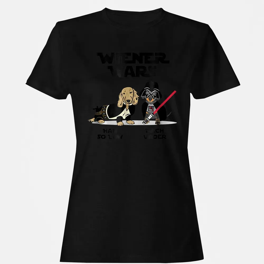 Wiener Wars Funny Dachshund Women's T-shirt - 16
