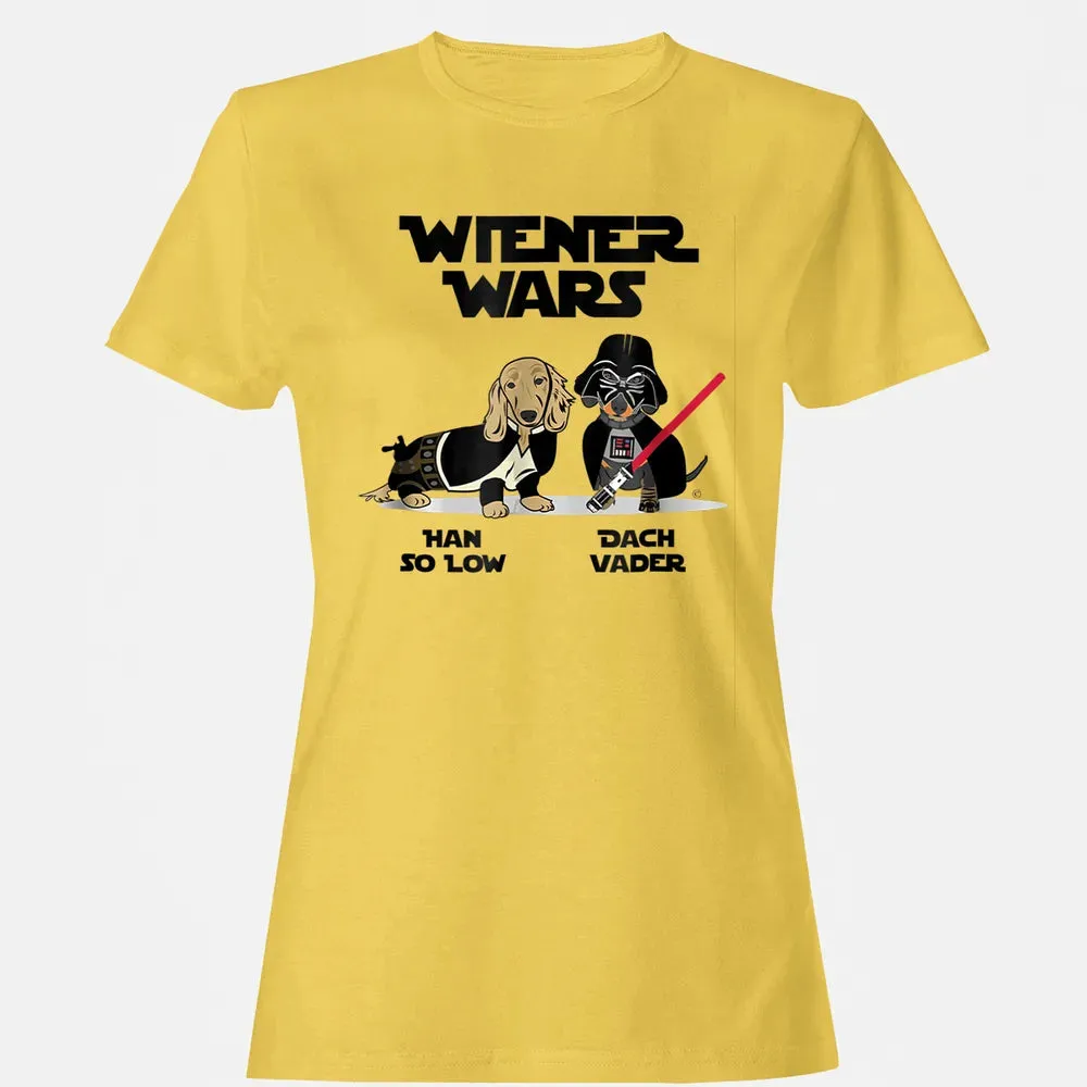 Wiener Wars Funny Dachshund Women's T-shirt - 4