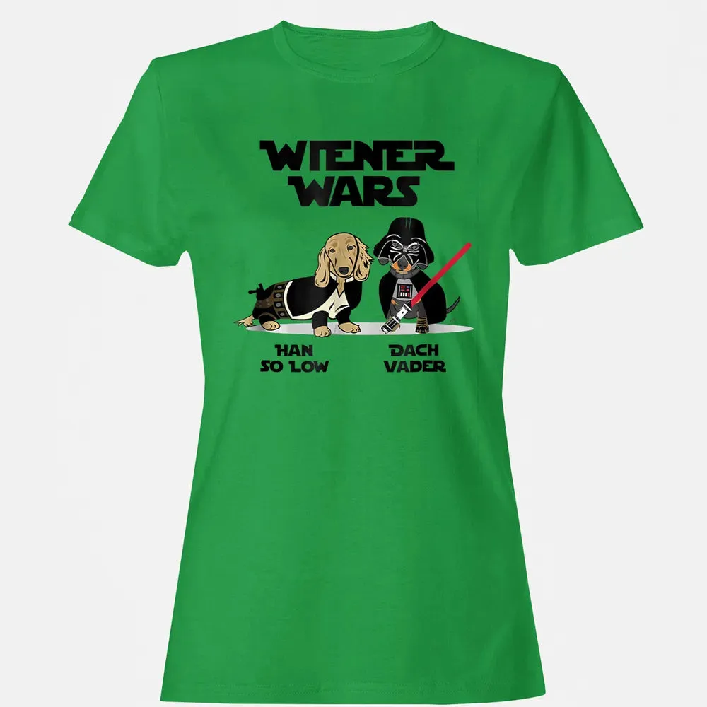 Wiener Wars Funny Dachshund Women's T-shirt - 7