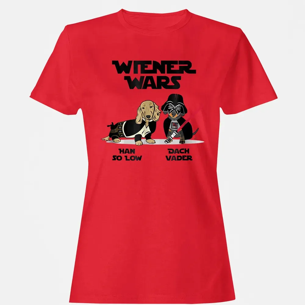 Wiener Wars Funny Dachshund Women's T-shirt - 13