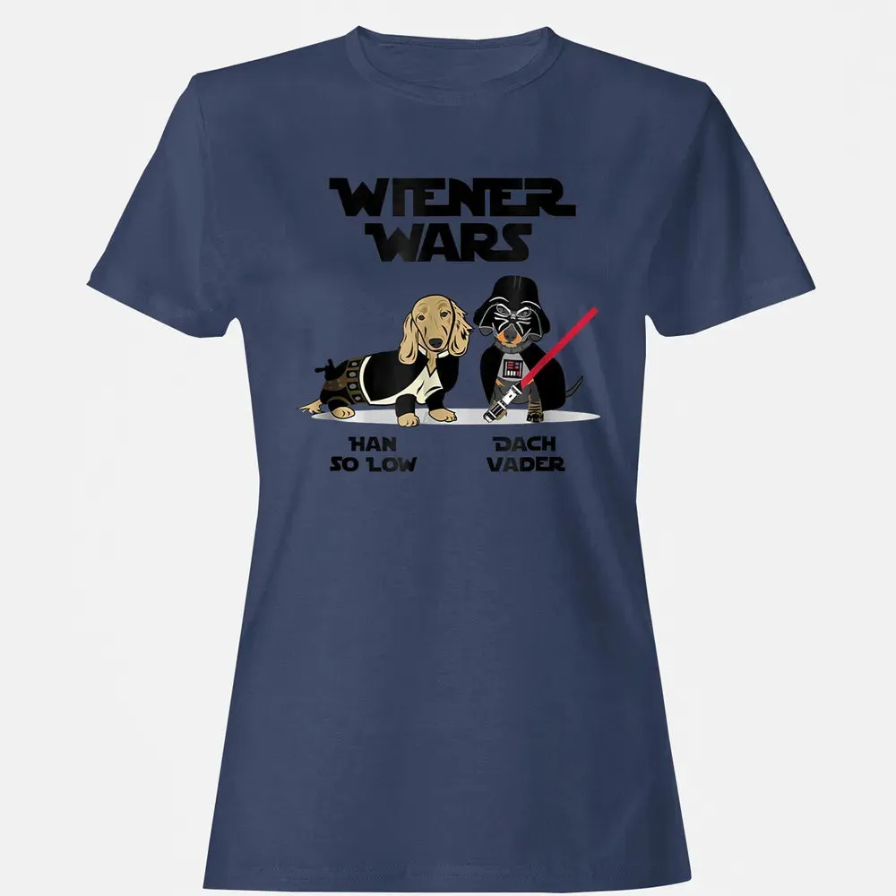 Wiener Wars Funny Dachshund Women's T-shirt - 10