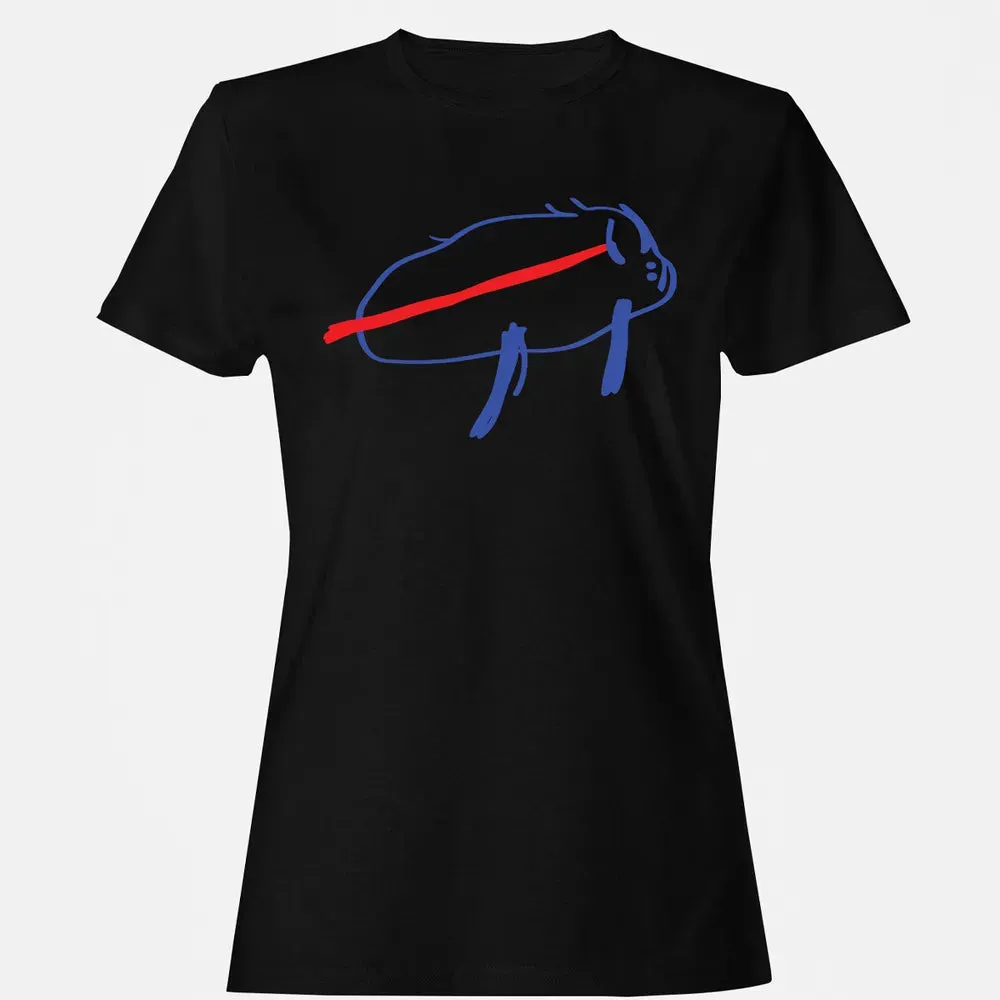 Josh Allen Drawing Women's T-shirt - 16