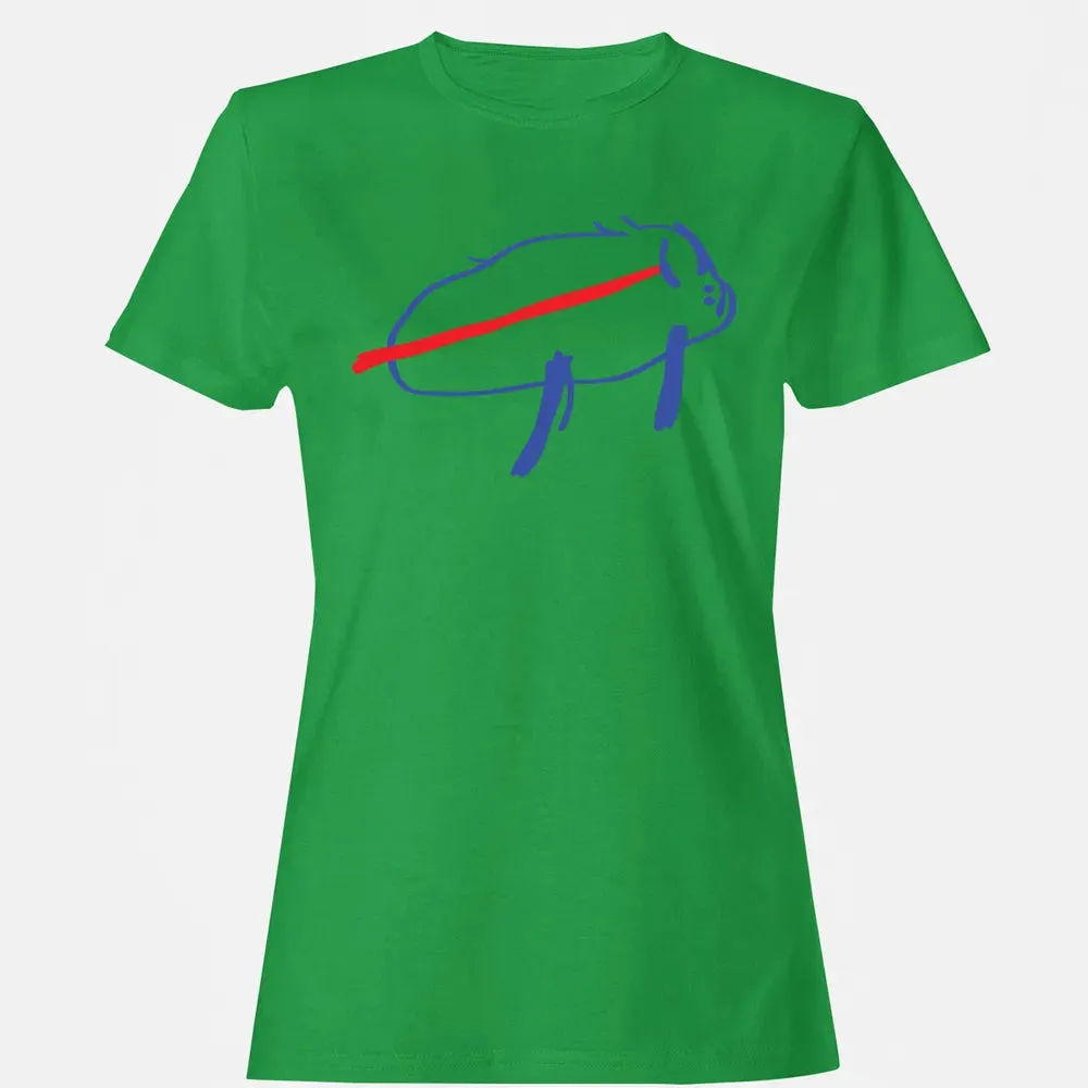 Josh Allen Drawing Women's T-shirt - 7