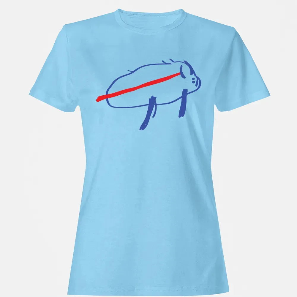 Josh Allen Drawing Women's T-shirt - 8