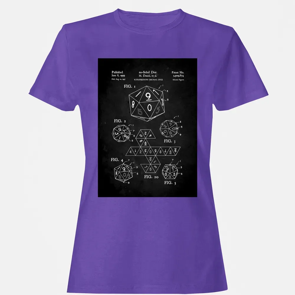 20-Sided Dice Poster Women's T-shirt - 12
