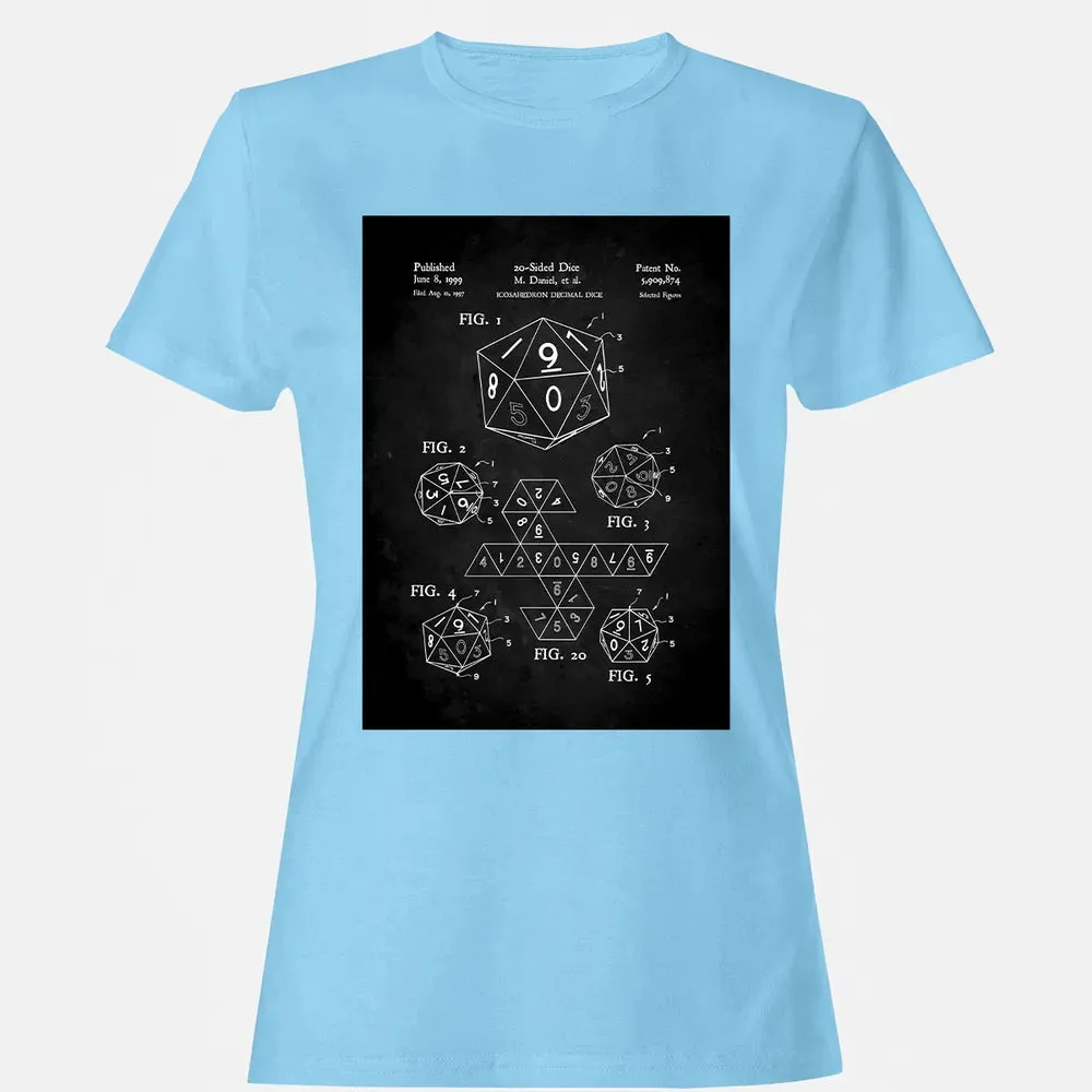 20-Sided Dice Poster Women's T-shirt - 8
