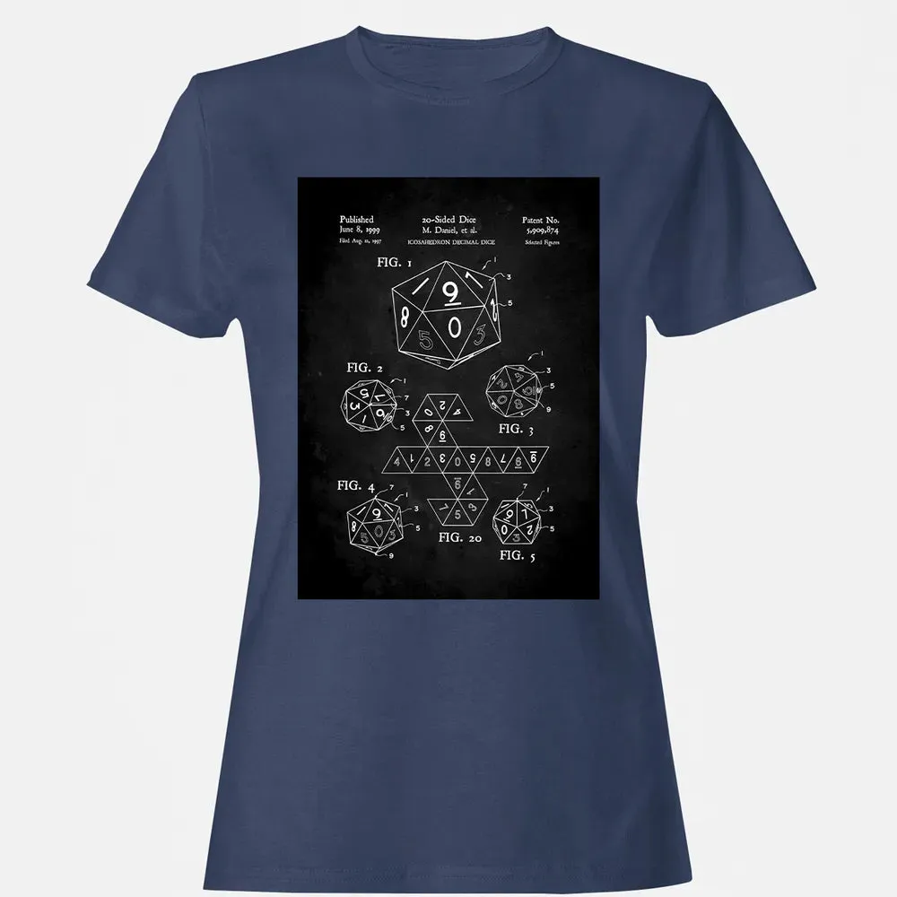 20-Sided Dice Poster Women's T-shirt - 10