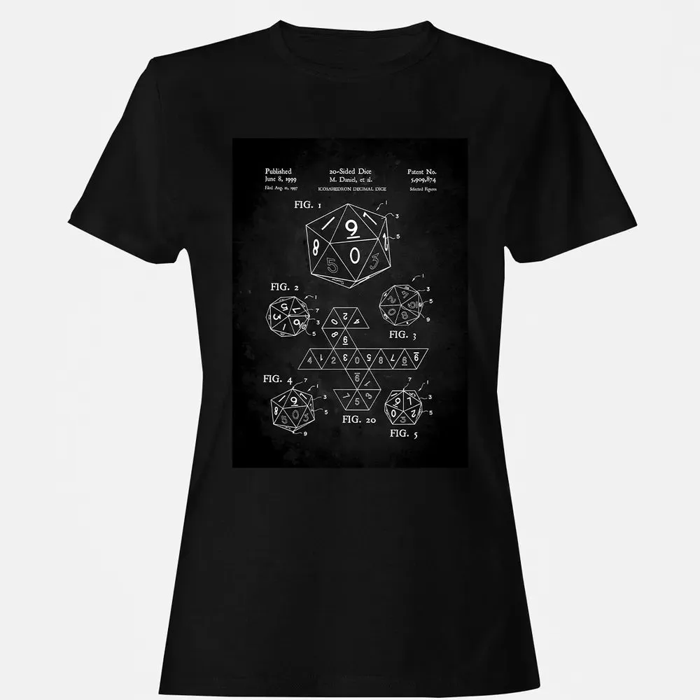 20-Sided Dice Poster Women's T-shirt - 16