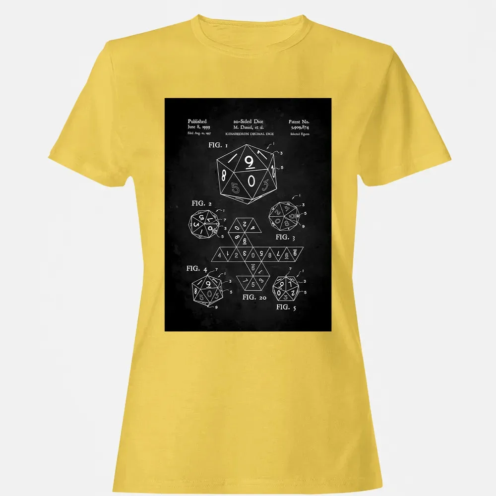 20-Sided Dice Poster Women's T-shirt - 4