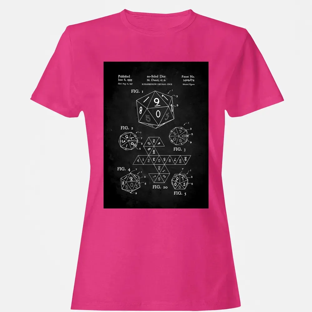 20-Sided Dice Poster Women's T-shirt - 6