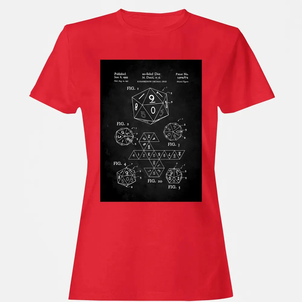 20-Sided Dice Poster Women's T-shirt - 13
