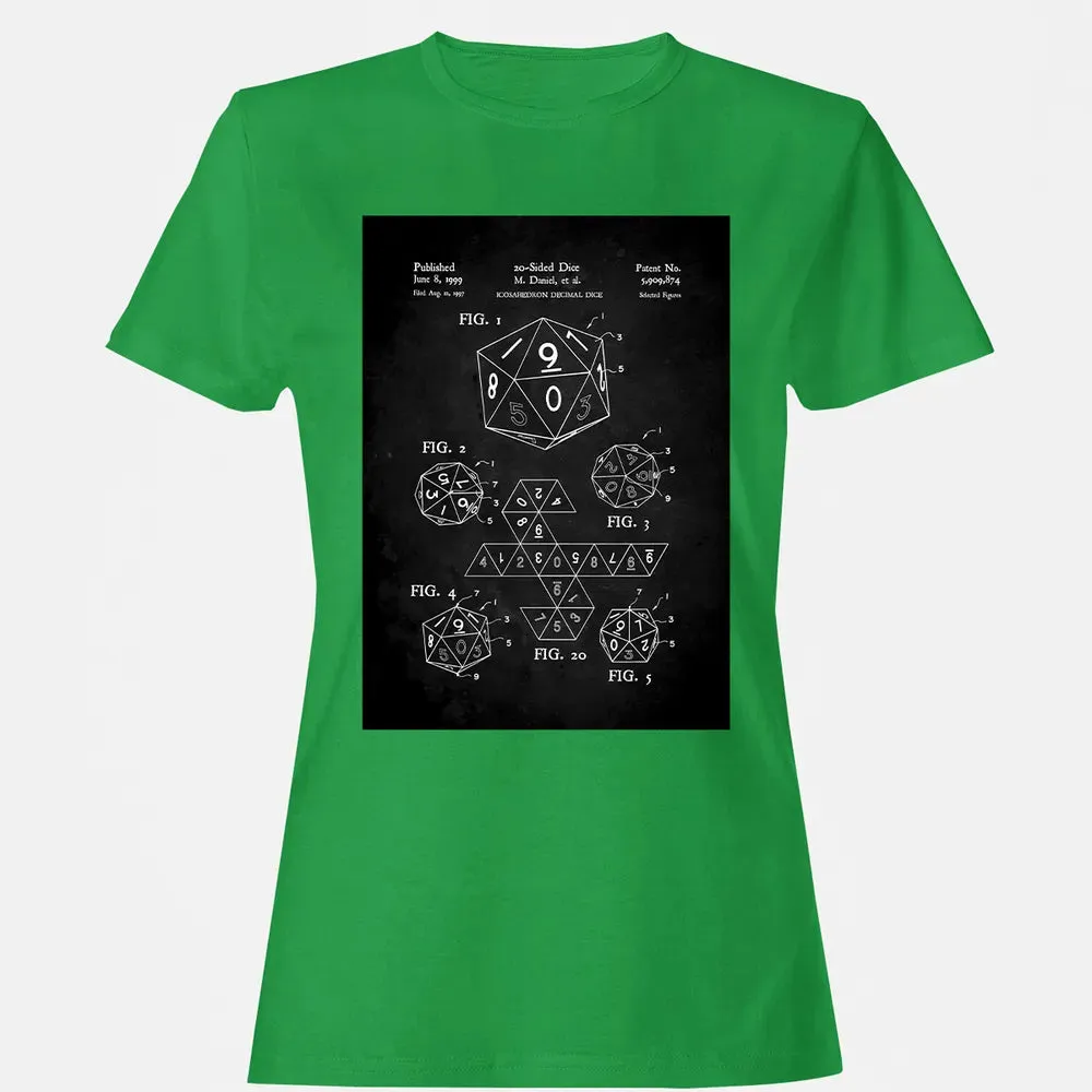 20-Sided Dice Poster Women's T-shirt - 7