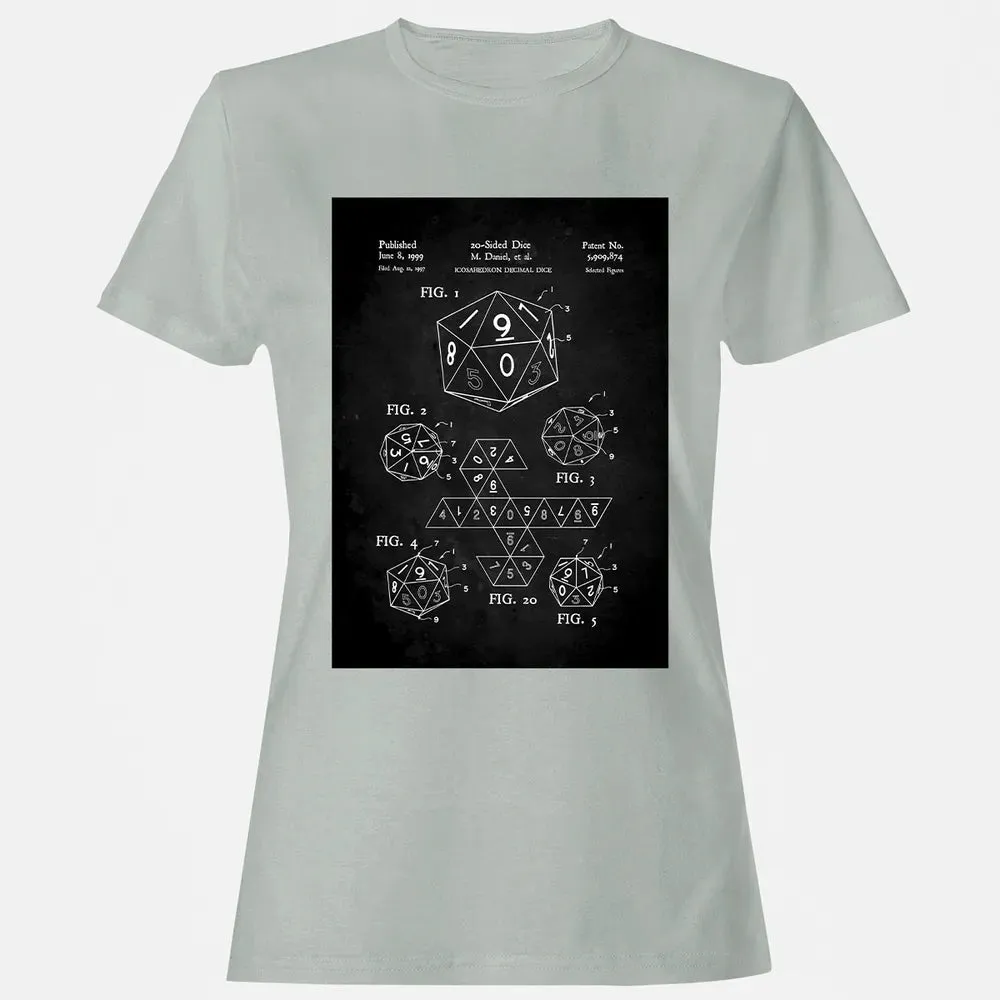 20-Sided Dice Poster Women's T-shirt - 2