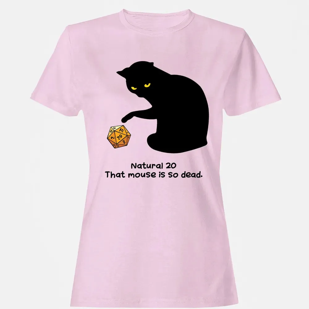 Cat Got Nat 20 Women's T-shirt - 9