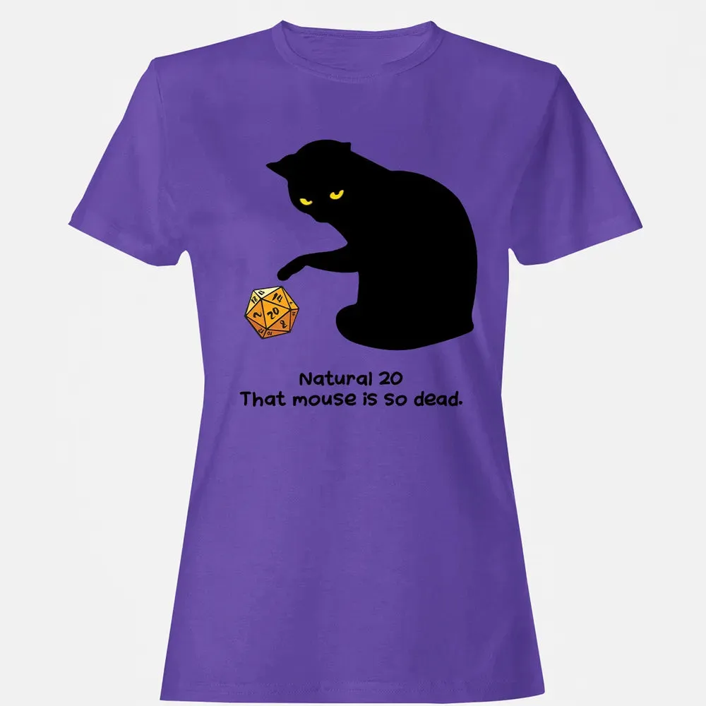 Cat Got Nat 20 Women's T-shirt - 12