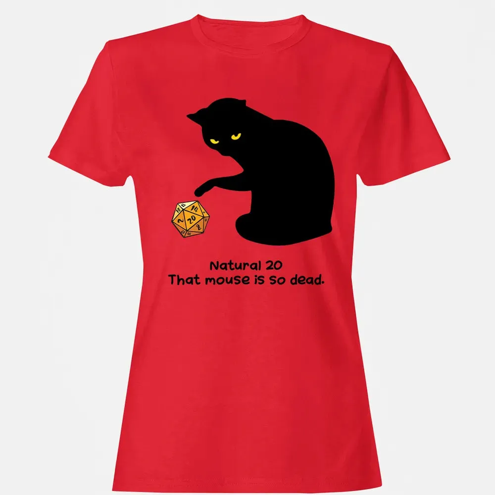 Cat Got Nat 20 Women's T-shirt - 13