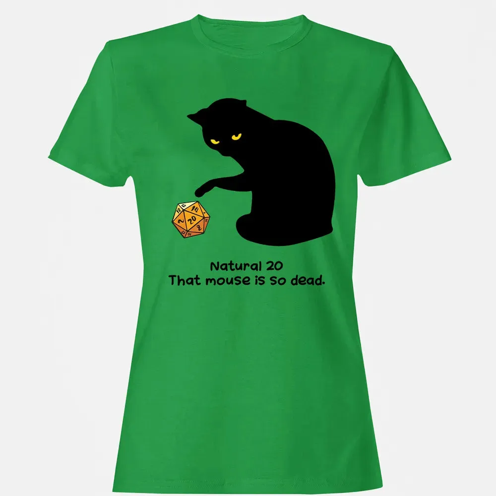 Cat Got Nat 20 Women's T-shirt - 7