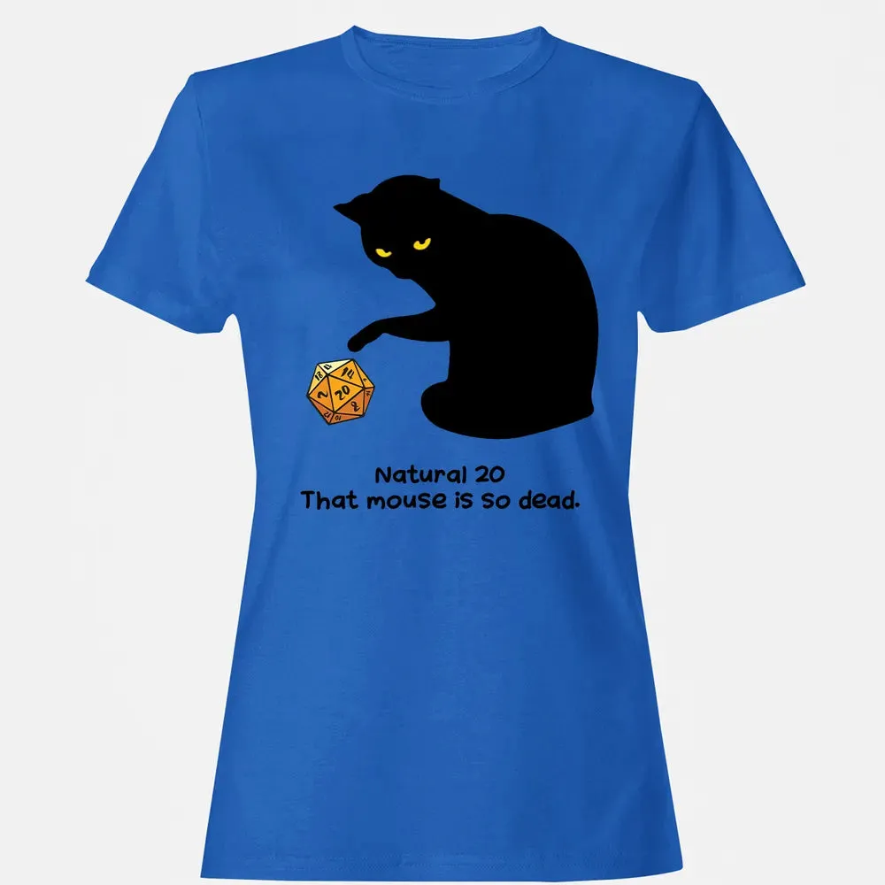 Cat Got Nat 20 Women's T-shirt - 14