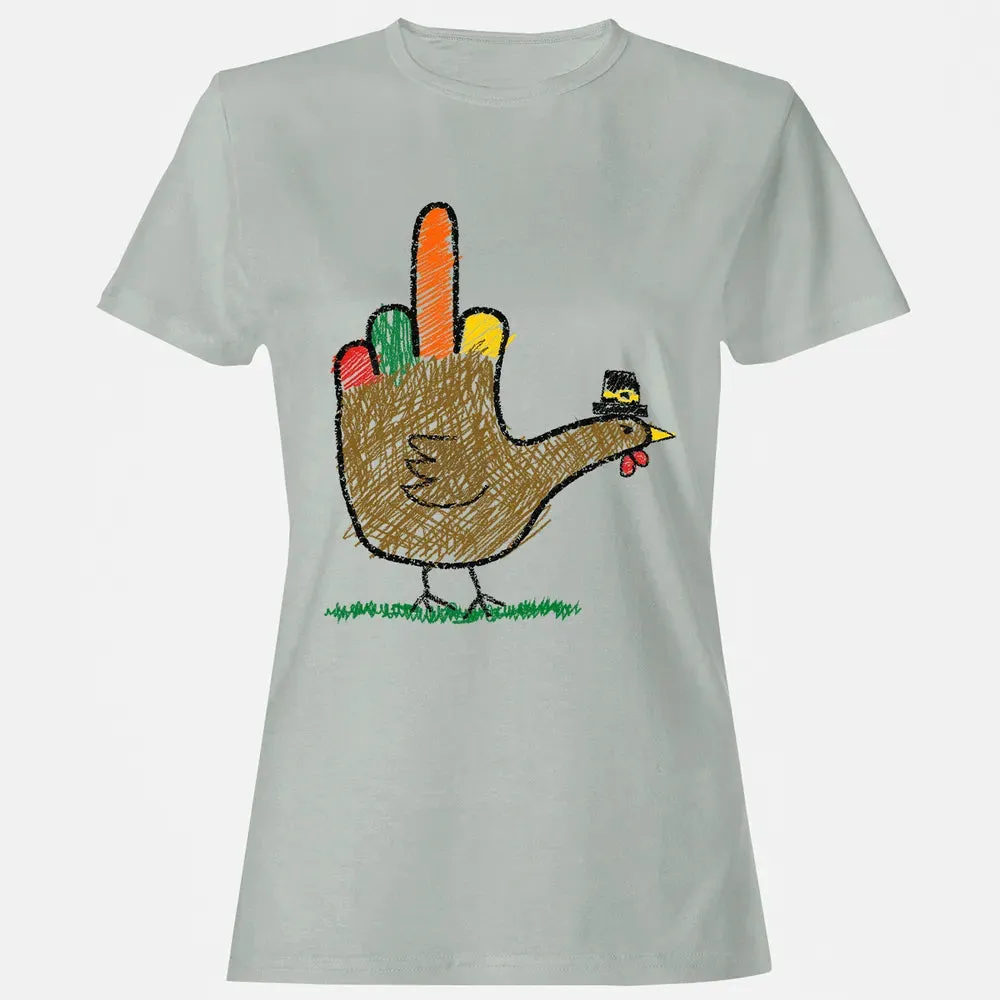 Mid Finger Thanksgiving Women's T-shirt - 2