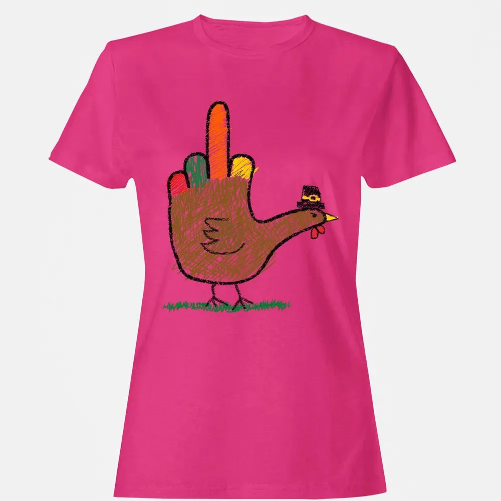 Mid Finger Thanksgiving Women's T-shirt - 6