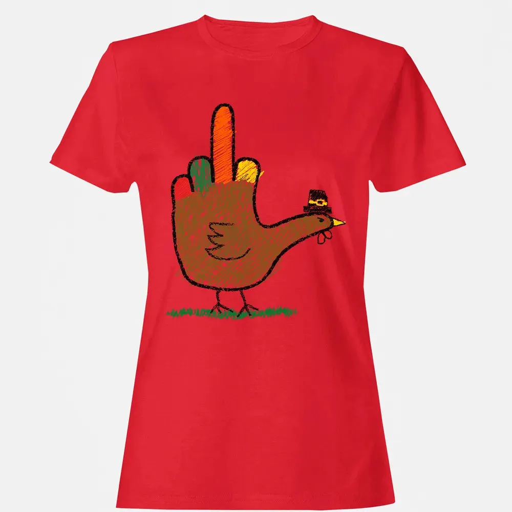 Mid Finger Thanksgiving Women's T-shirt - 13