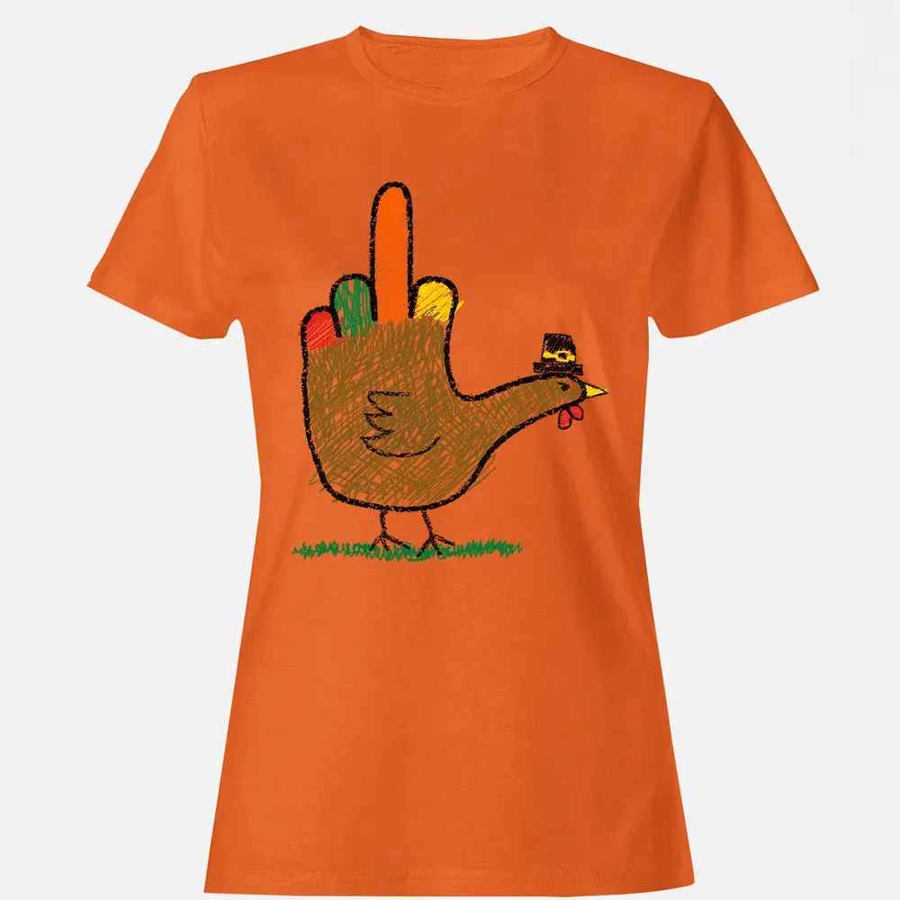 Mid Finger Thanksgiving Women's T-shirt - 11