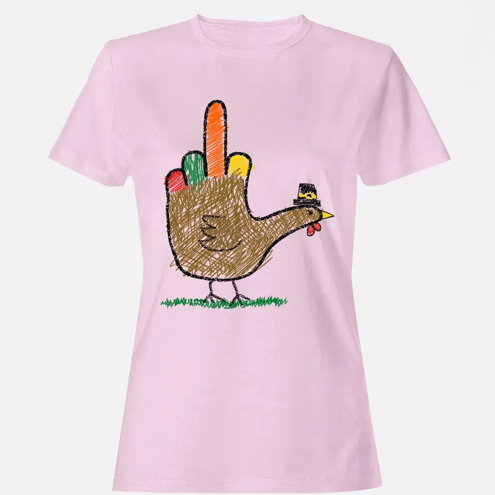 Mid Finger Thanksgiving Women's T-shirt - 9