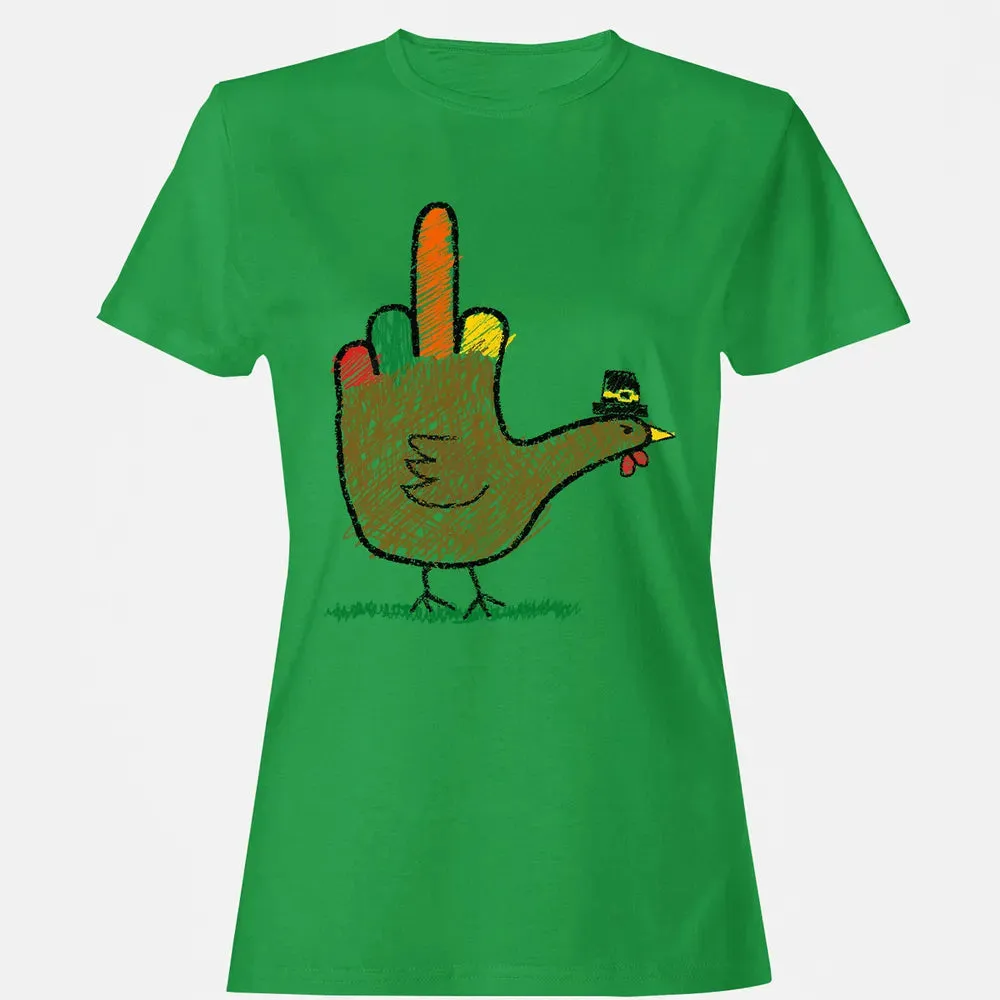 Mid Finger Thanksgiving Women's T-shirt - 7