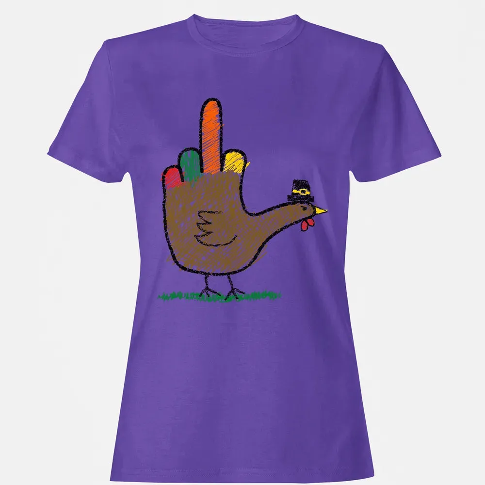 Mid Finger Thanksgiving Women's T-shirt - 12