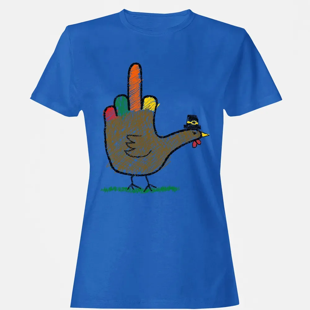 Mid Finger Thanksgiving Women's T-shirt - 14