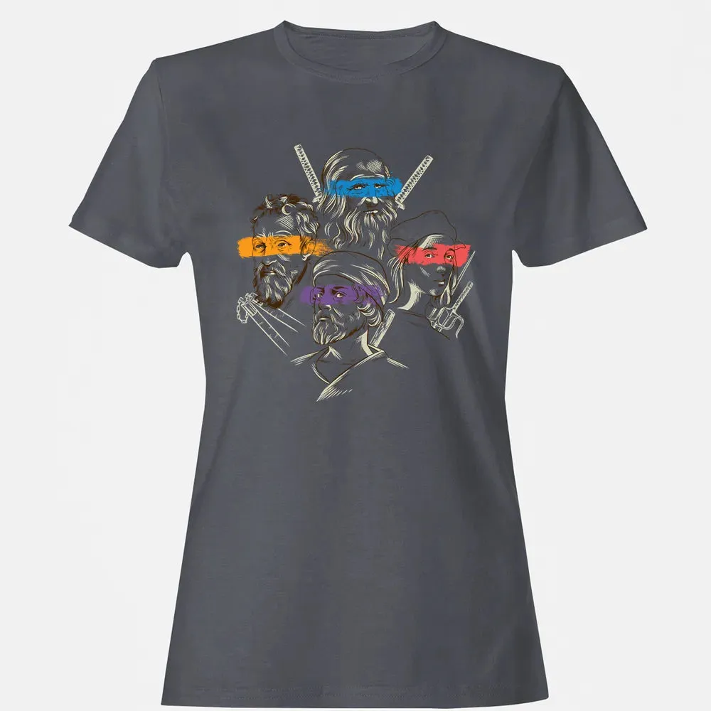 Leonardo, Michelangelo, Donatello, Raphael Women's T-shirt - 5
