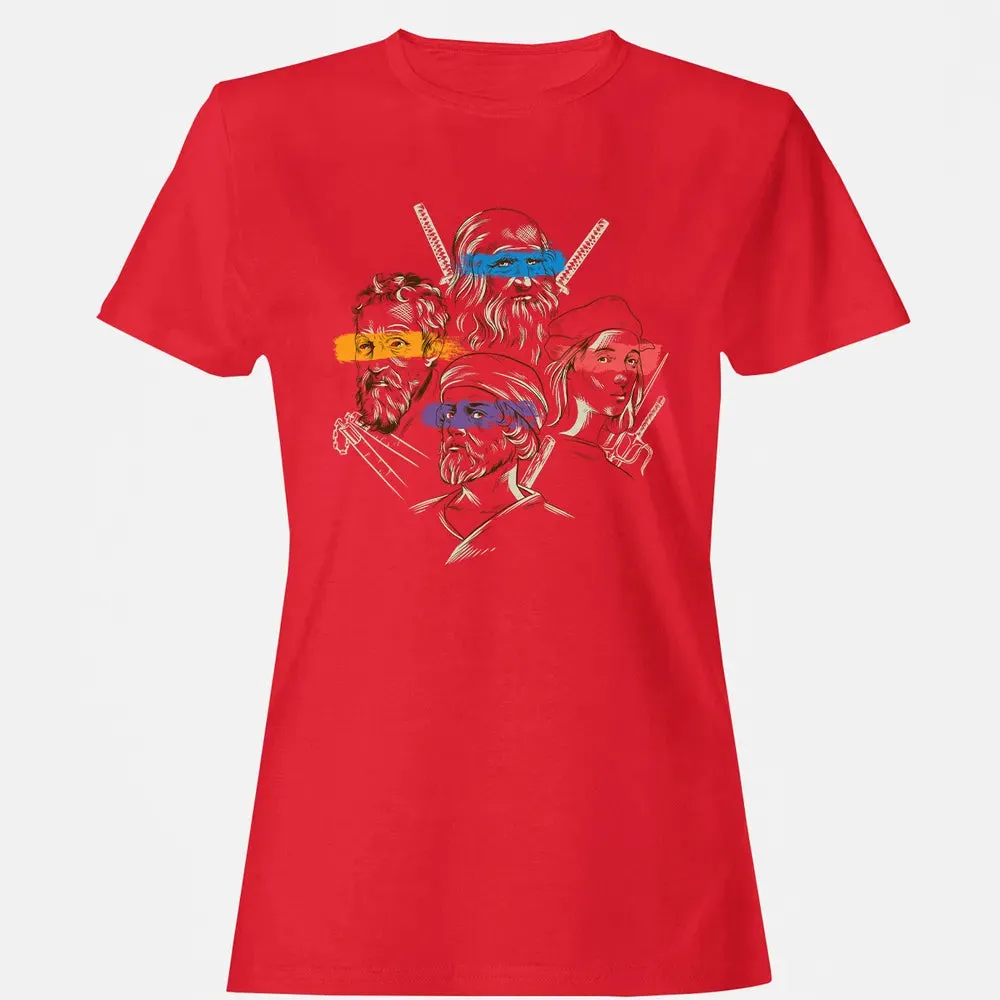 Leonardo, Michelangelo, Donatello, Raphael Women's T-shirt - 13