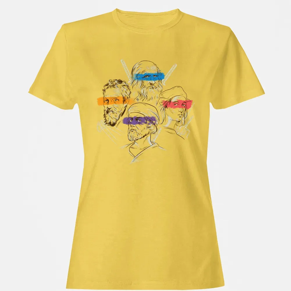 Leonardo, Michelangelo, Donatello, Raphael Women's T-shirt - 4