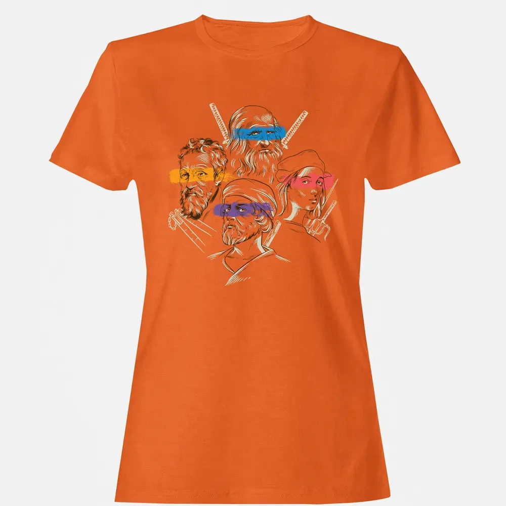 Leonardo, Michelangelo, Donatello, Raphael Women's T-shirt - 11