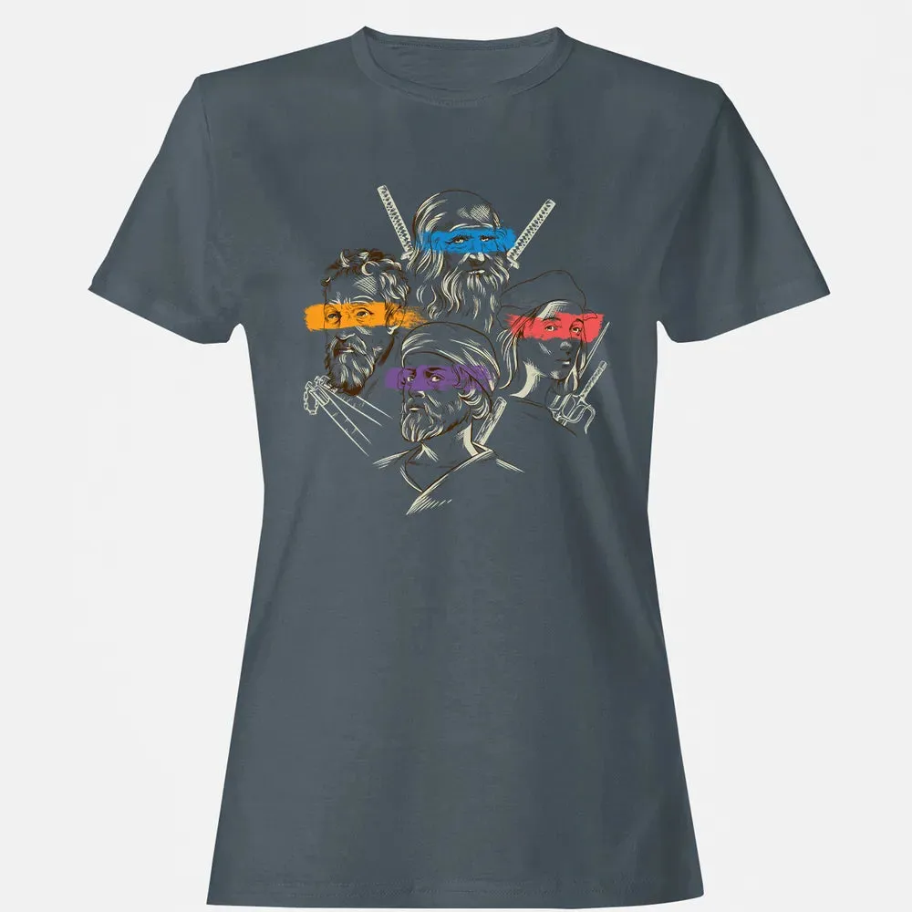 Leonardo, Michelangelo, Donatello, Raphael Women's T-shirt - 3