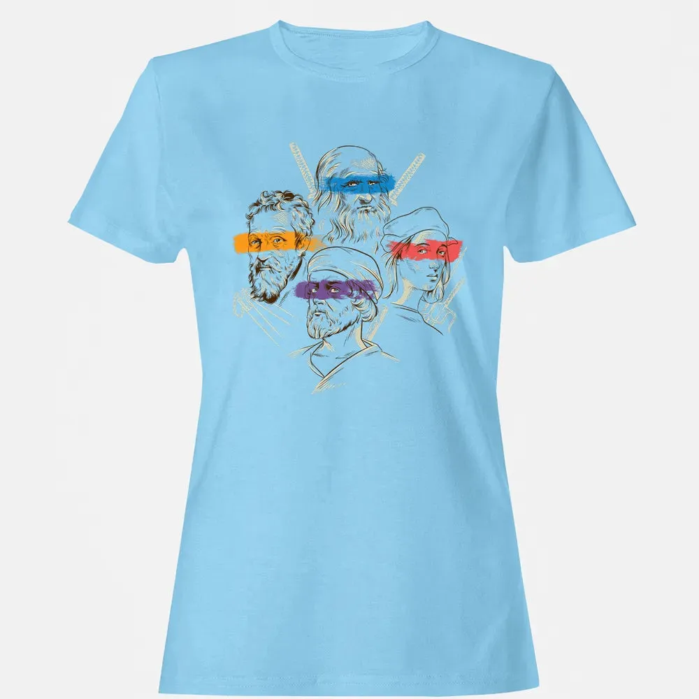 Leonardo, Michelangelo, Donatello, Raphael Women's T-shirt - 8