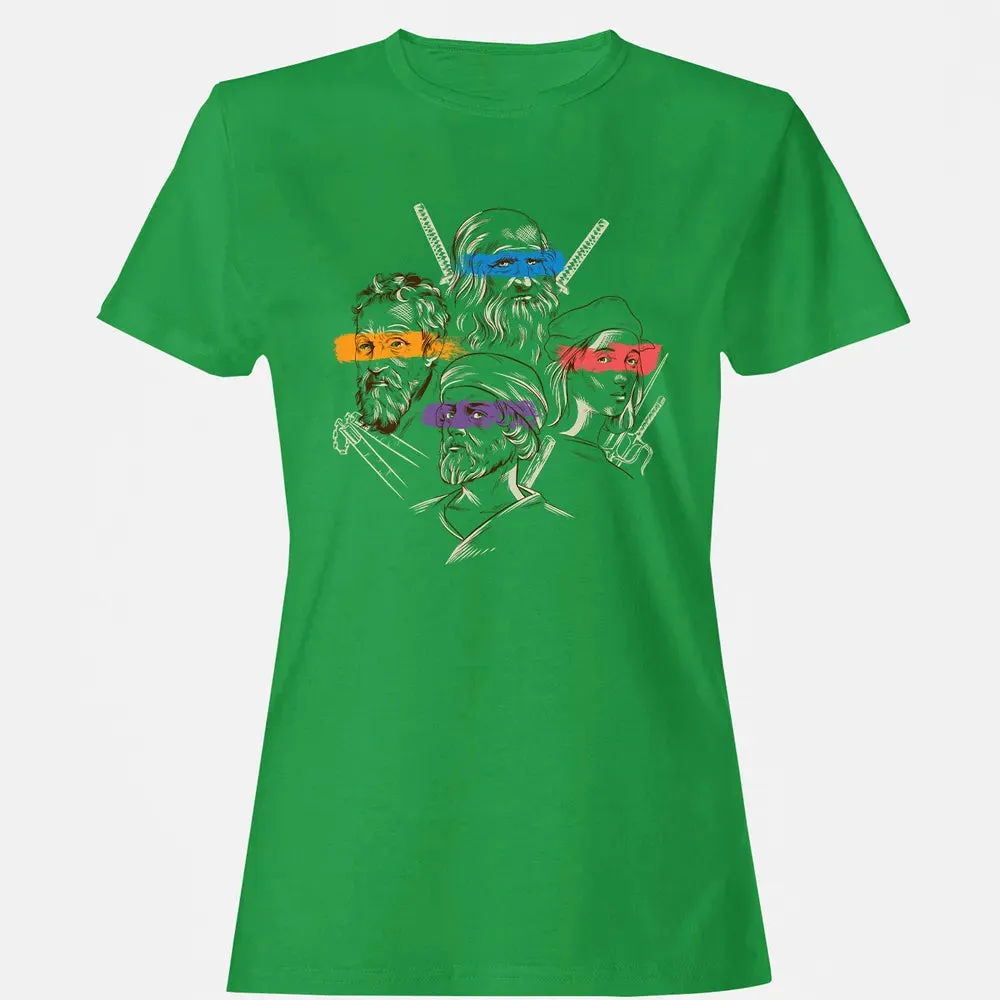 Leonardo, Michelangelo, Donatello, Raphael Women's T-shirt - 7