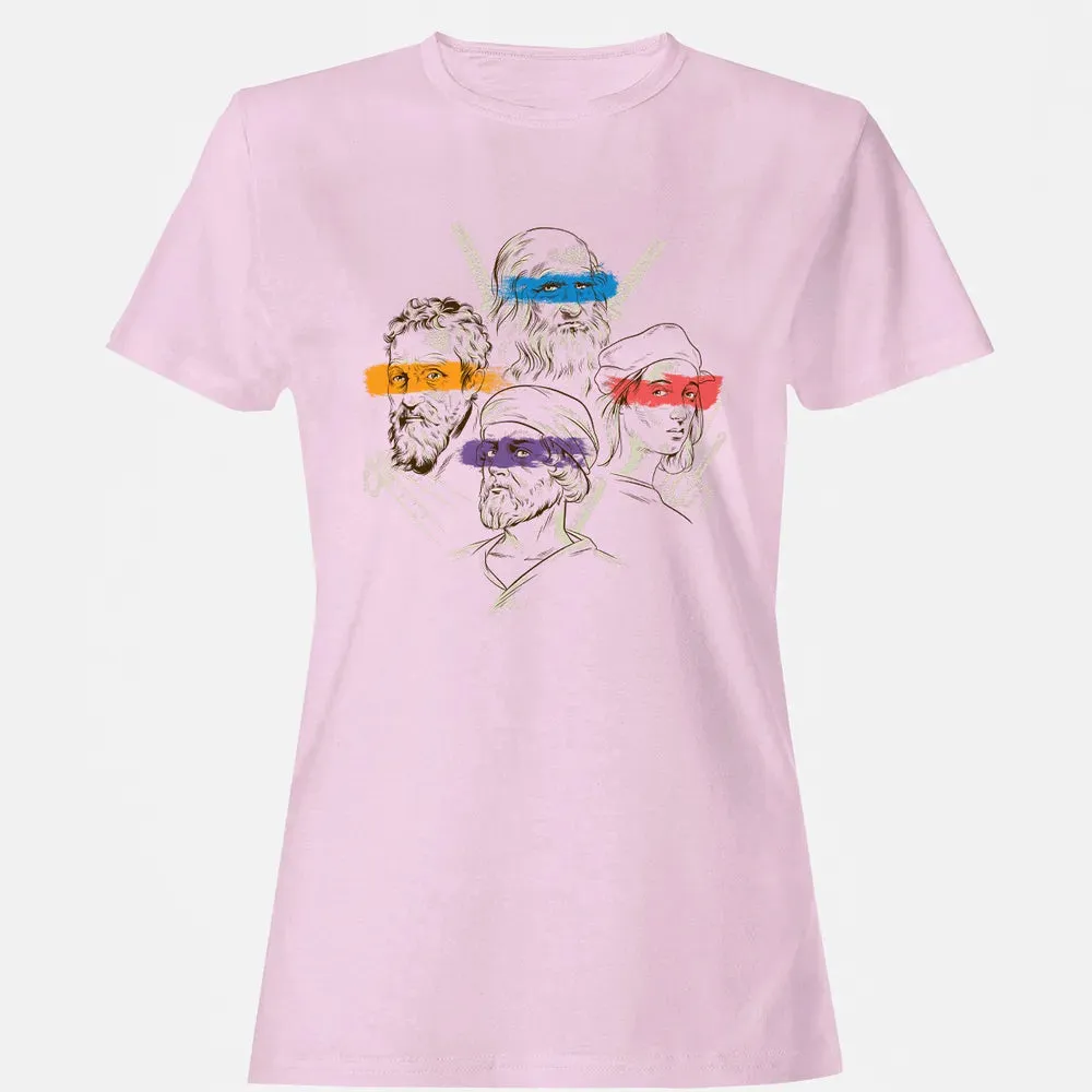 Leonardo, Michelangelo, Donatello, Raphael Women's T-shirt - 9