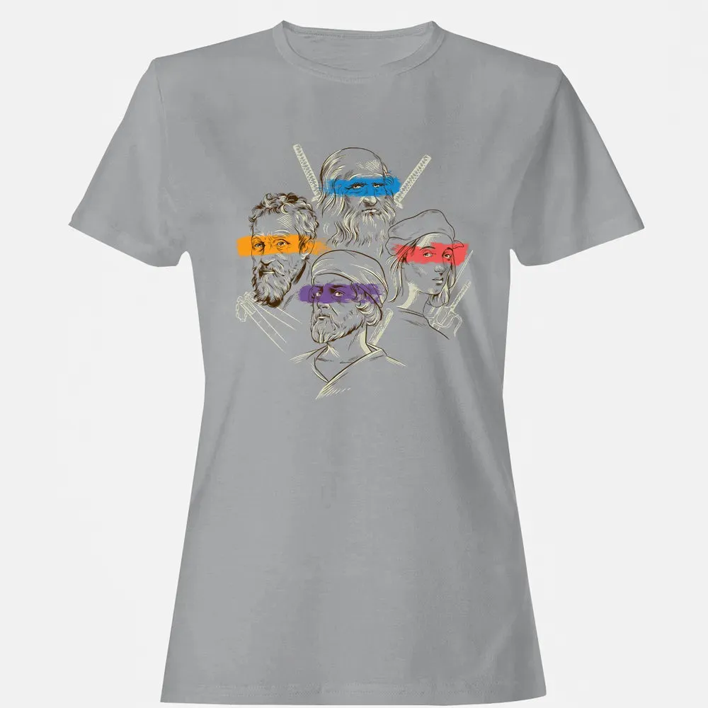 Leonardo, Michelangelo, Donatello, Raphael Women's T-shirt - 15